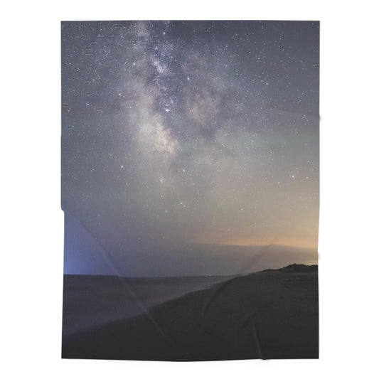 Beach And Stars Baby Swaddle Blanket