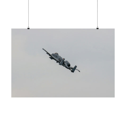A-10 Warthog Outbound Matte Horizontal Posters